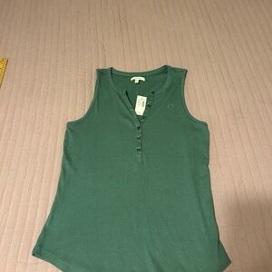 NWT Maurices green knit tanktop